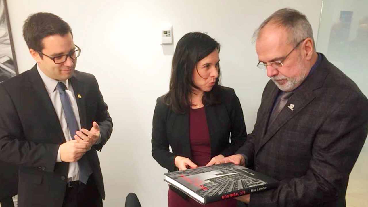 La délégation beauceronne rencontre Valérie Plante à la Maison des Régions de Montréal