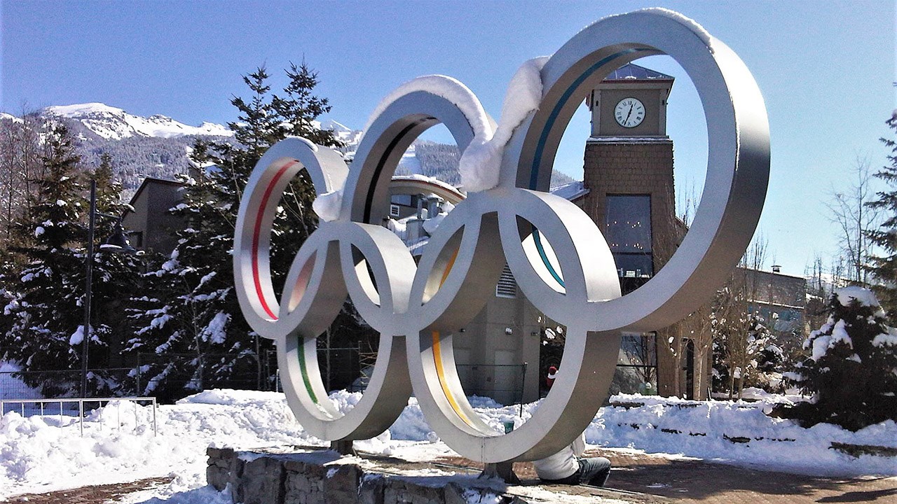 Une photo d'archives du site de compétition de Whistler lors des Jeux olympiques d'hiver de Vancouver en 2010.