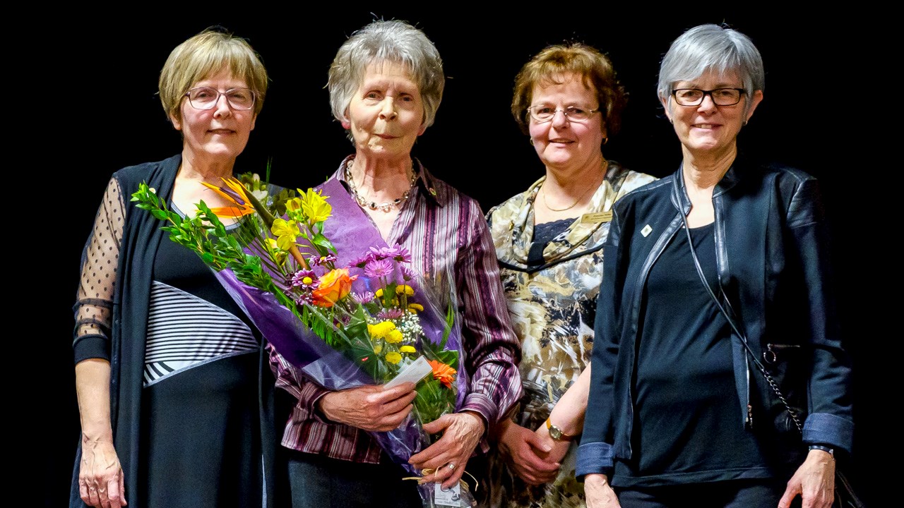 Un hommage particulier a été rendu à Marie-Stella Morin pour son implication.