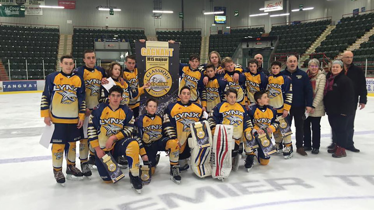 Les Lynx M15 triomphent au tournoi de Rivière-du-Loup