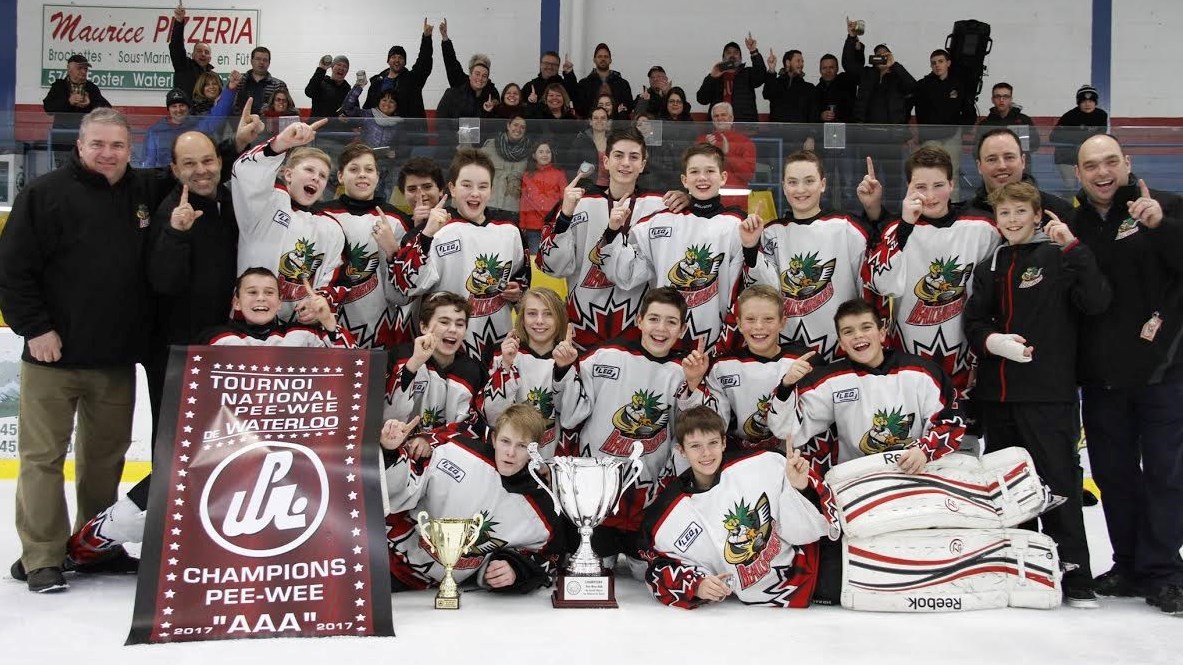 Les Élites Beauce-Appalaches Pee-Wee AAA remportent les grands honneurs du tournoi de Waterloo
