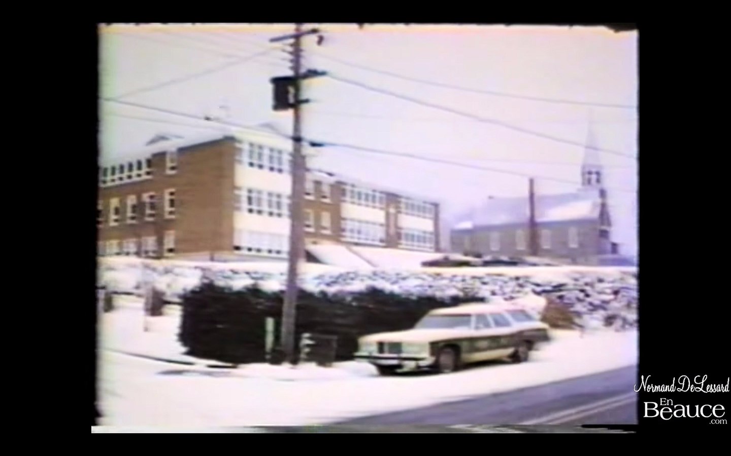 Normand DeLessard présente des images de Saint-Jules-de-Beauce en 1976.
