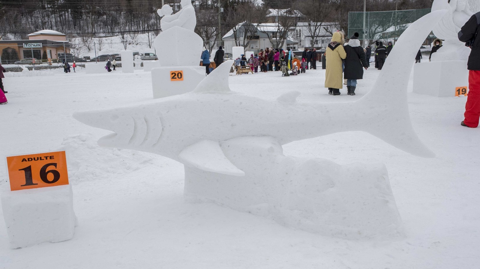 Découvrez tous les résultats du concours de sculptures sur neige de Saint-Georges