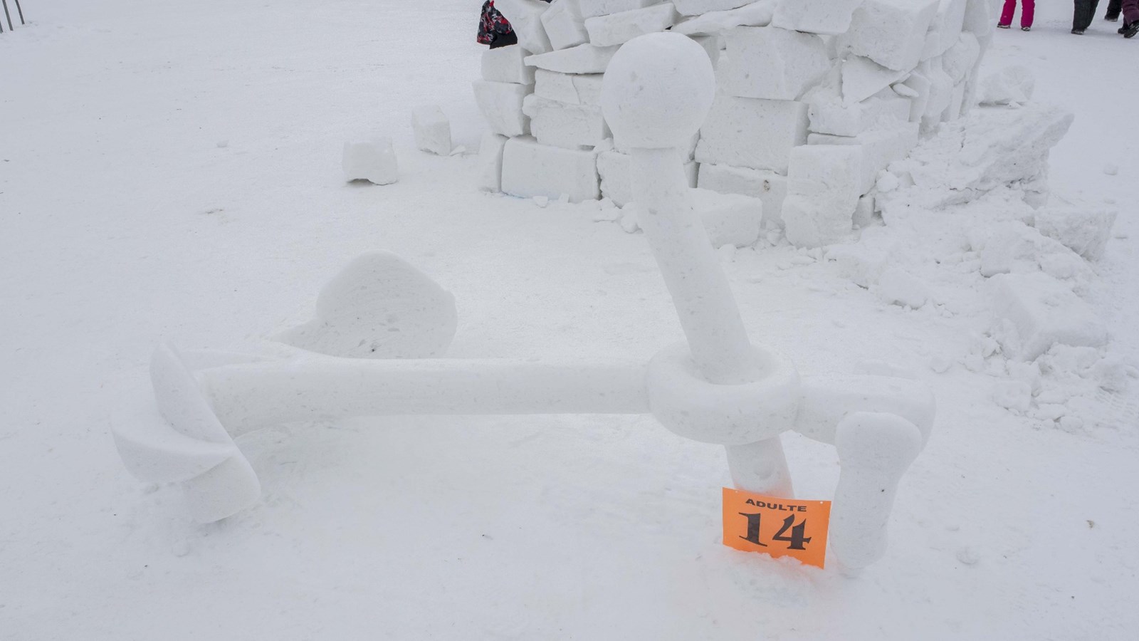 Découvrez tous les résultats du concours de sculptures sur neige de Saint-Georges