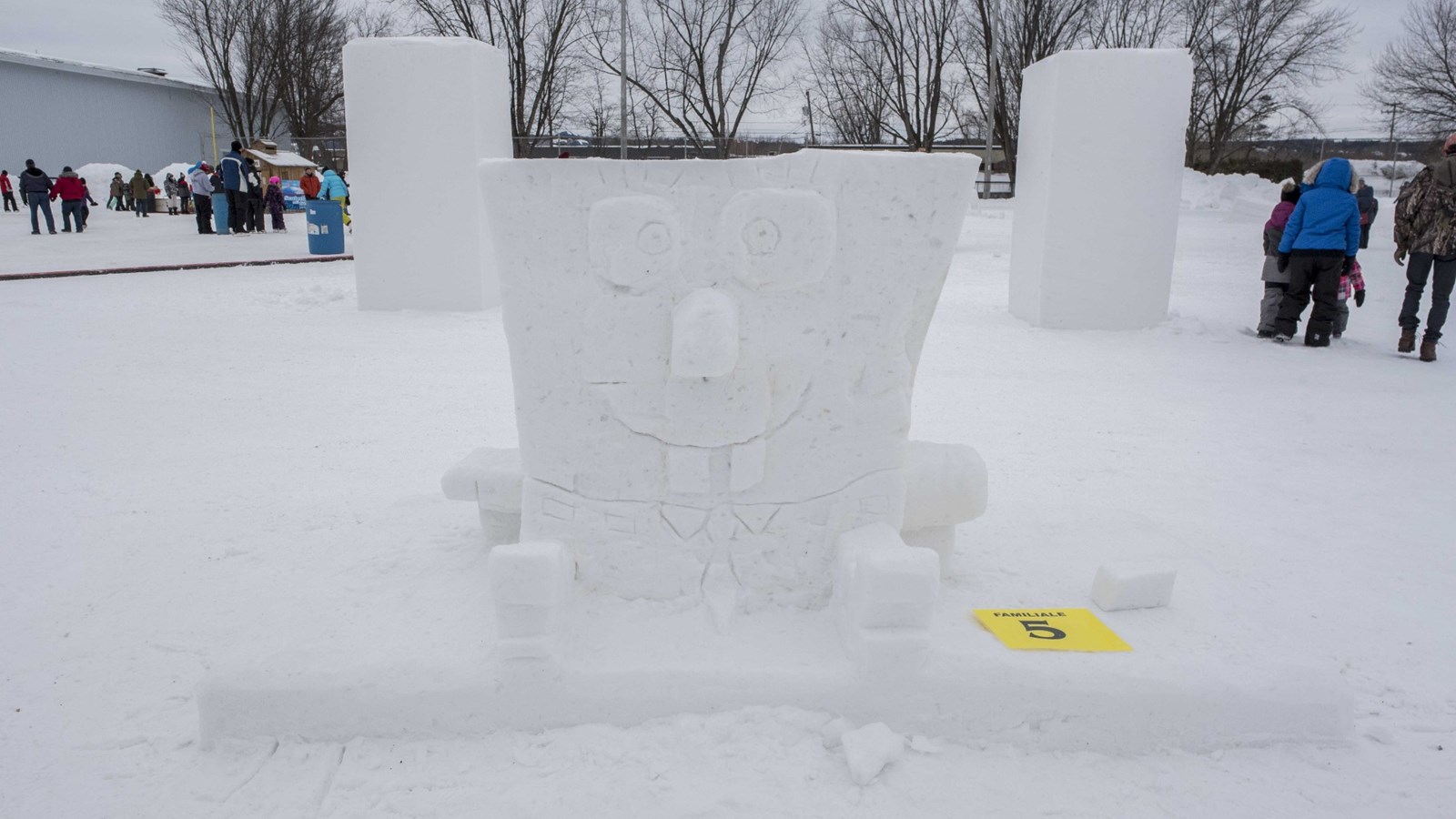 Découvrez tous les résultats du concours de sculptures sur neige de Saint-Georges
