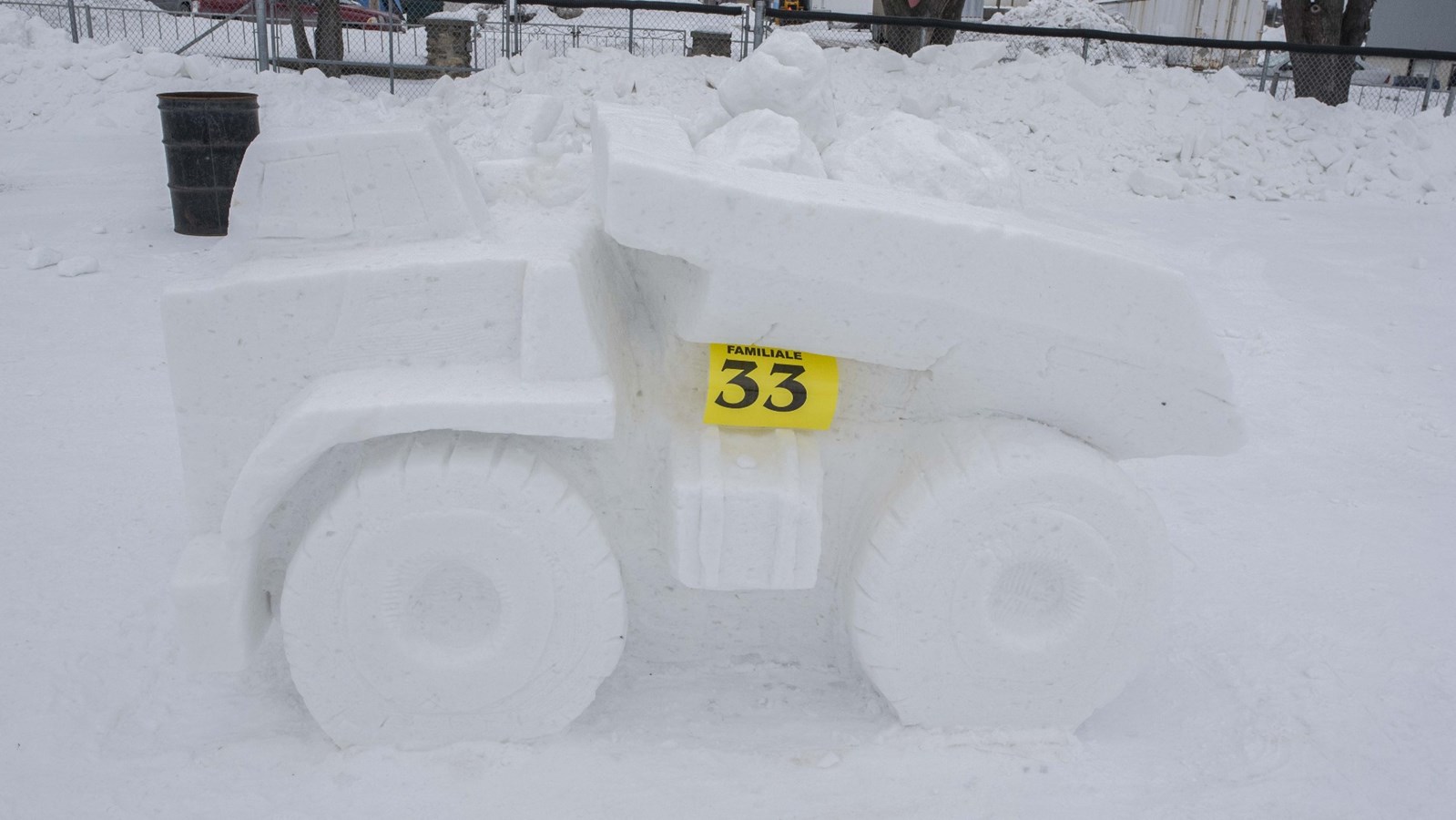 Découvrez tous les résultats du concours de sculptures sur neige de Saint-Georges