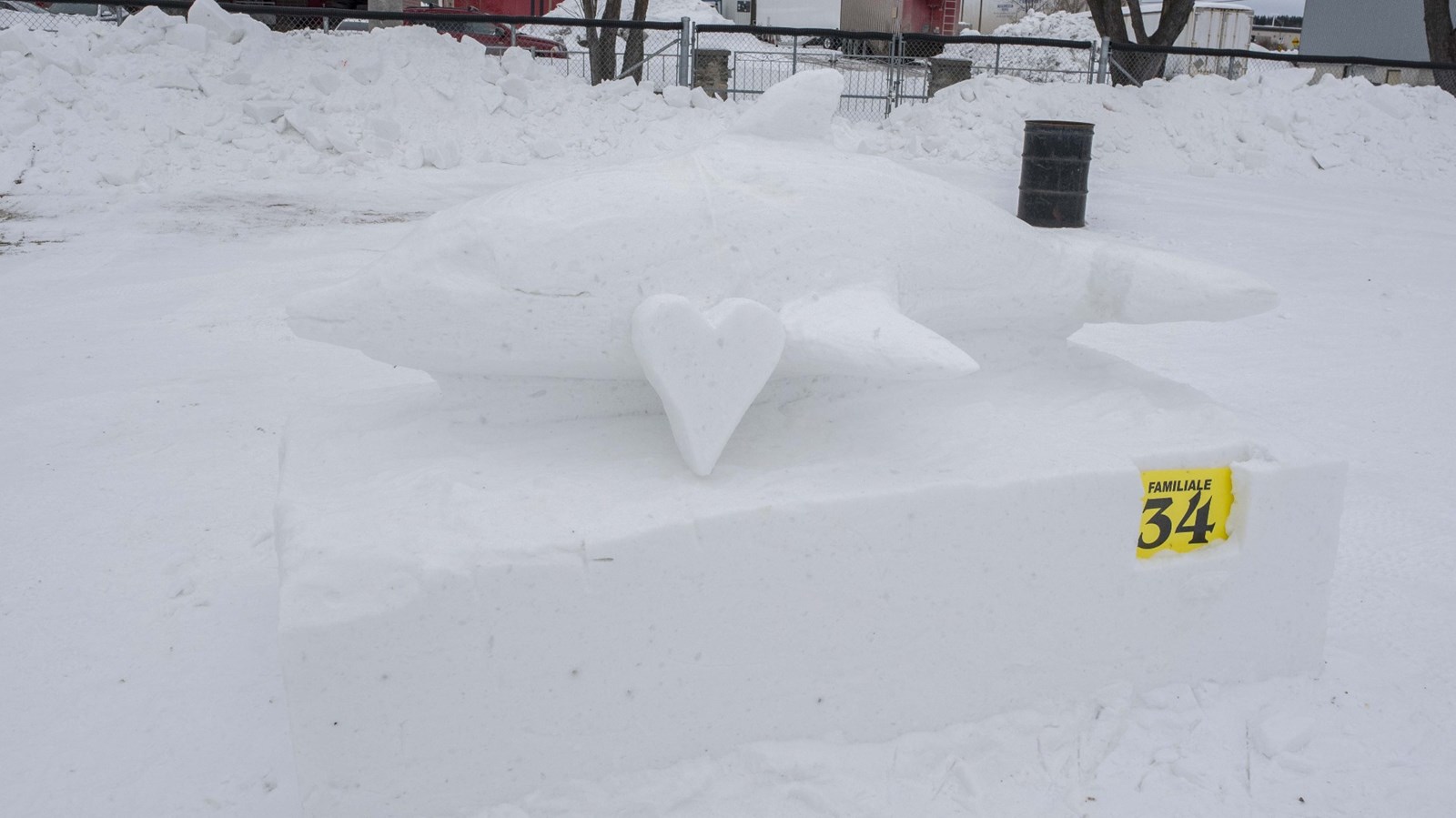Découvrez tous les résultats du concours de sculptures sur neige de Saint-Georges