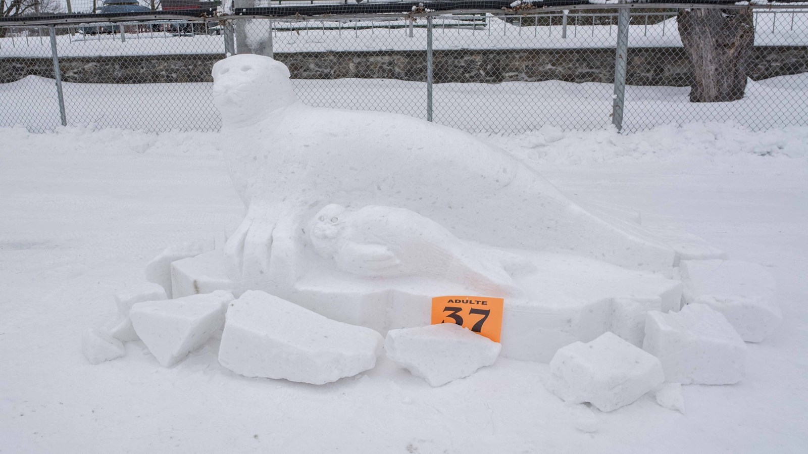 Découvrez tous les résultats du concours de sculptures sur neige de Saint-Georges