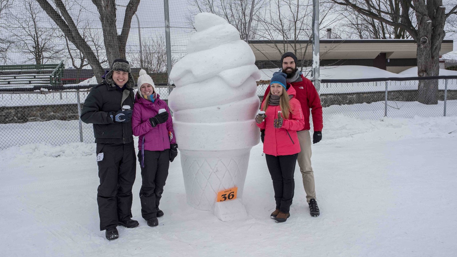 Découvrez tous les résultats du concours de sculptures sur neige de Saint-Georges