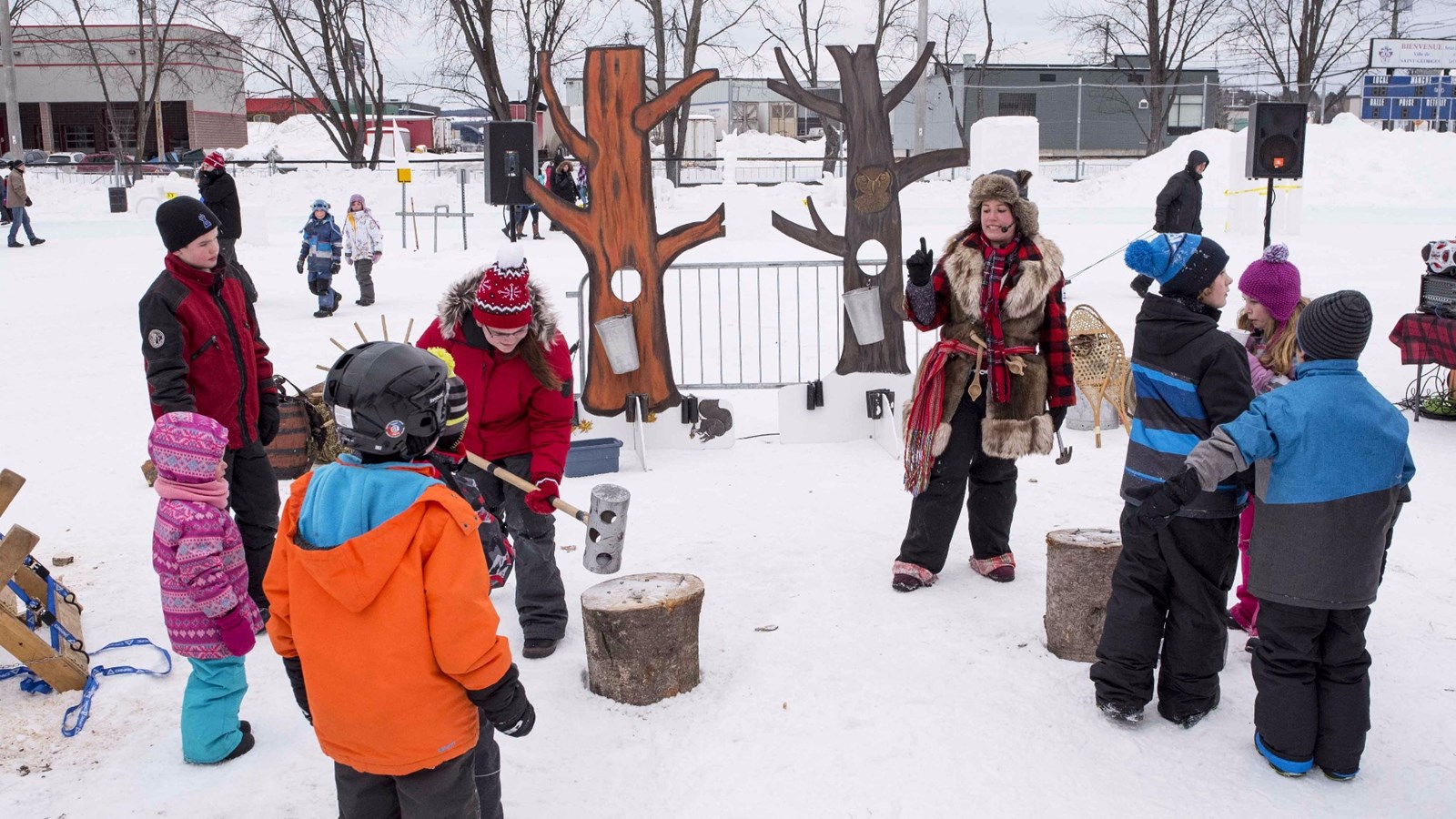 Découvrez tous les résultats du concours de sculptures sur neige de Saint-Georges