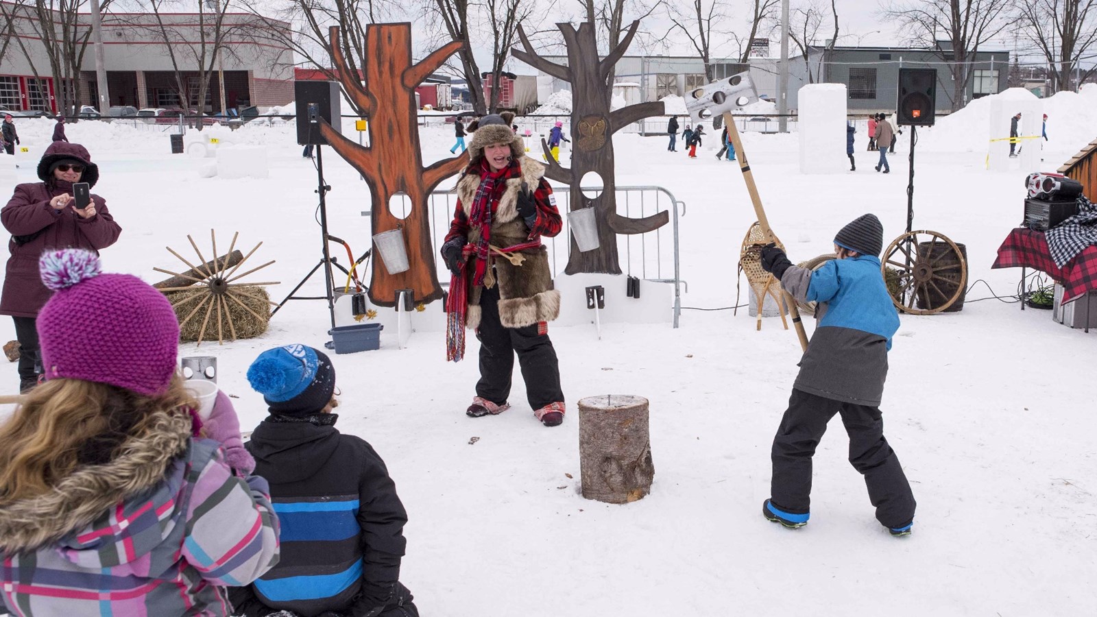 Découvrez tous les résultats du concours de sculptures sur neige de Saint-Georges