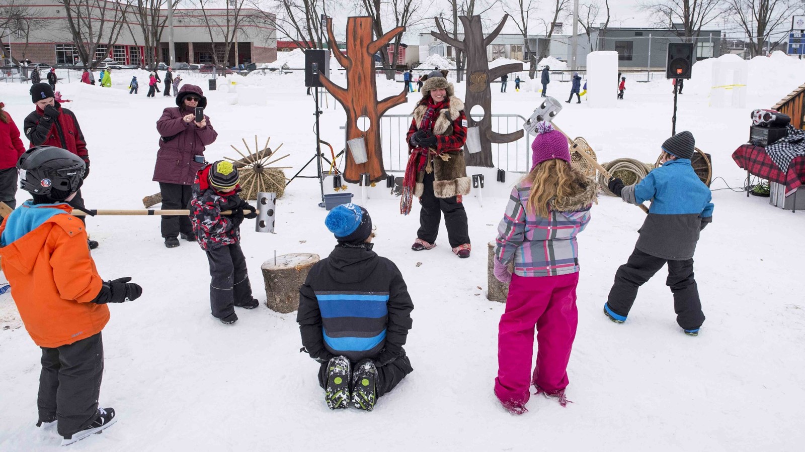 Découvrez tous les résultats du concours de sculptures sur neige de Saint-Georges