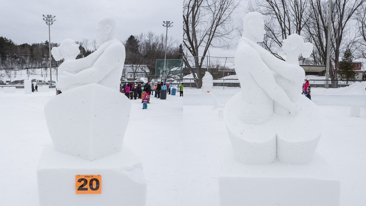 Découvrez tous les résultats du concours de sculptures sur neige de Saint-Georges