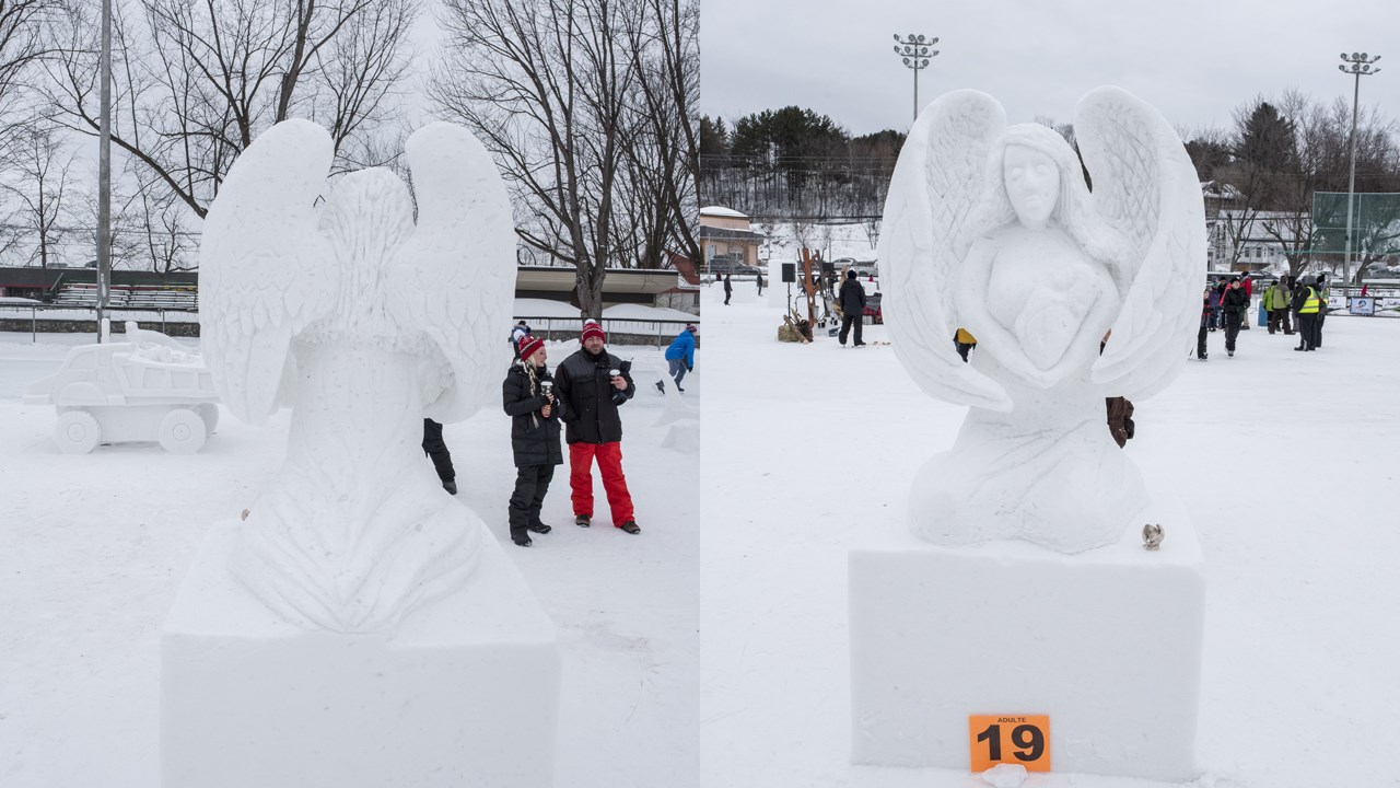 Découvrez tous les résultats du concours de sculptures sur neige de Saint-Georges