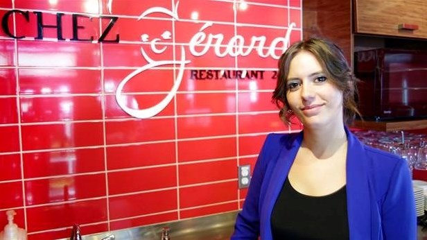 Amélie Saint-Hilaire, propriétaire actuelle du restaurant Chez Gérard et nouvelle propriétaire du restaurant Café Shop du Carrefour Saint-Georges.