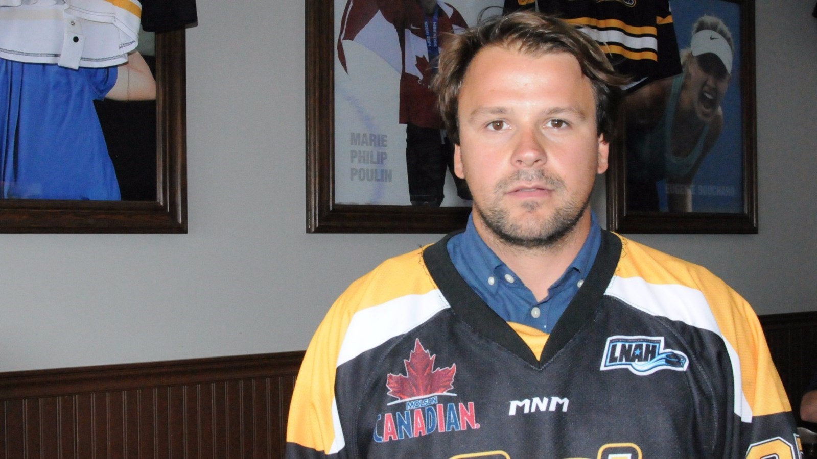 Jonathan Laberge, la première étoile de la dernière semaine dans la LNAH