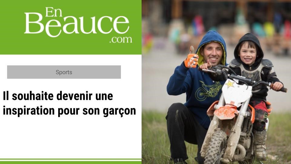 Kévin Dupuis et son garçon