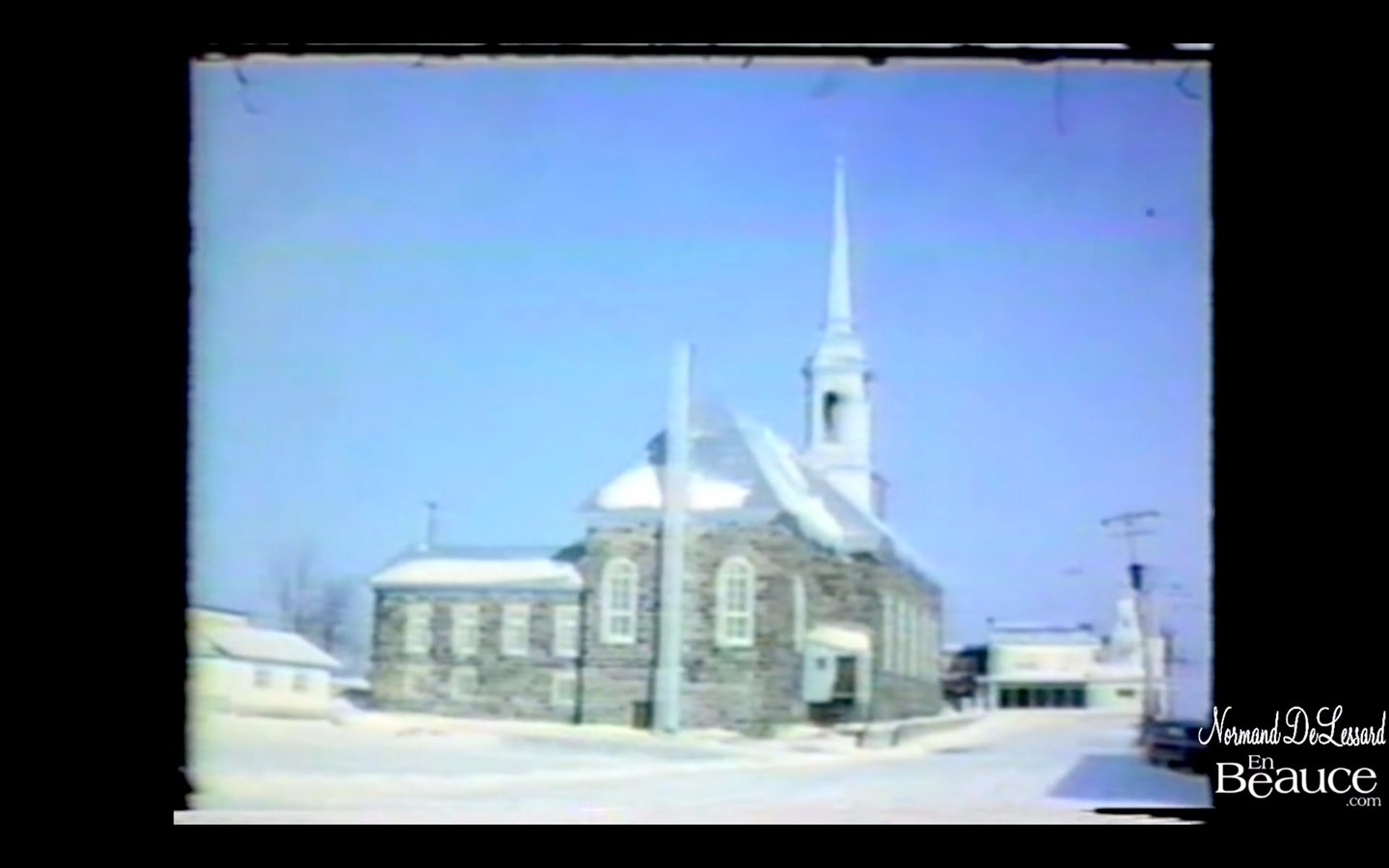 Normand DeLessard présente des images de Saint-Odilon en 1976.