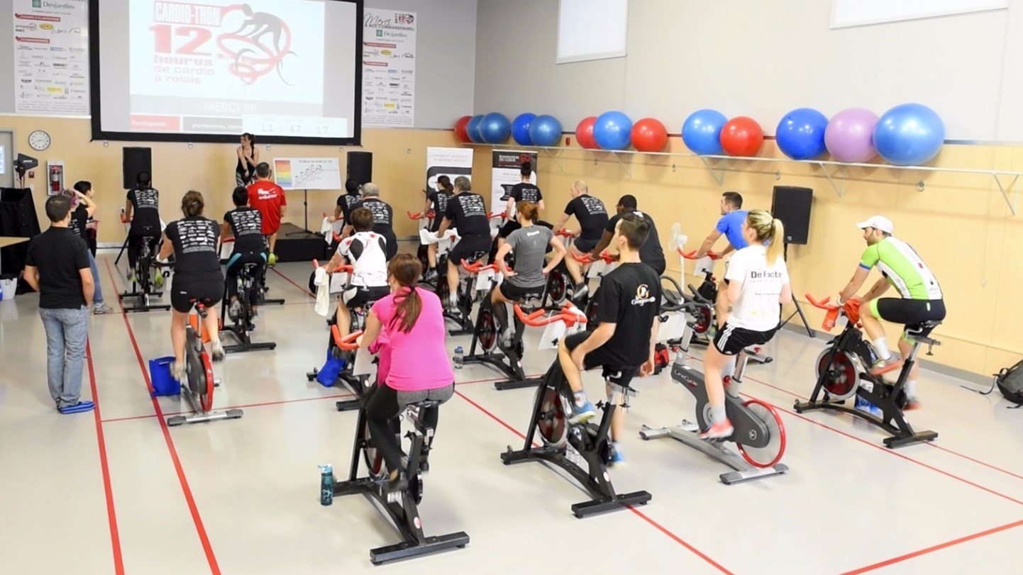 Le coup d'envoi du 4e « Cardio-thon du coeur » a été lancé à 8h samedi matin. 