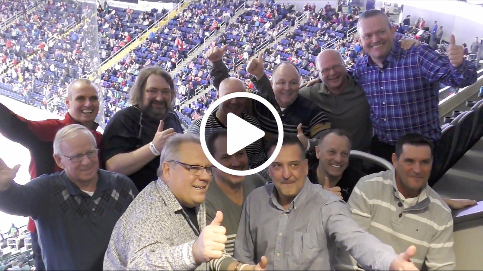 Retrouvailles, 40 ans après, de l'équipe Pee Wee de Saint-Georges. 