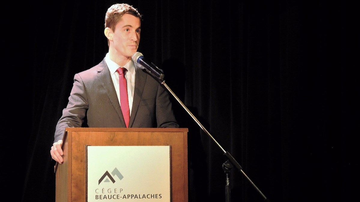 M. Adam Veilleux, président du conseil d'administration de Beauce Art.