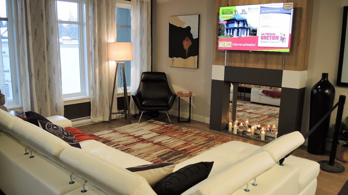 L'intérieur de la maison Moisson Beauce 2017 située au 8507, 14e avenue à Saint-Georges.