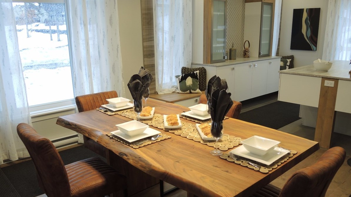 L'intérieur de la maison Moisson Beauce 2017 située au 8507, 14e avenue à Saint-Georges.