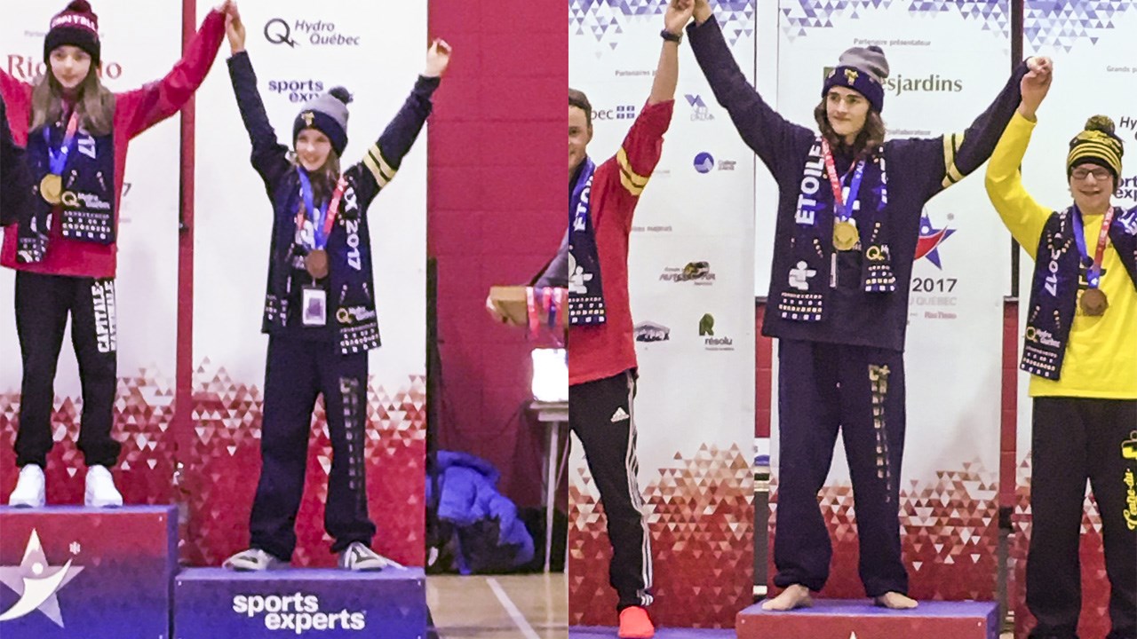Shana et Tristan Fournier se sont distingués en obtenant respectivement la médaille de bronze et d'or en taekwondo. Le frère et la soeur sont originaires de Frampton. 