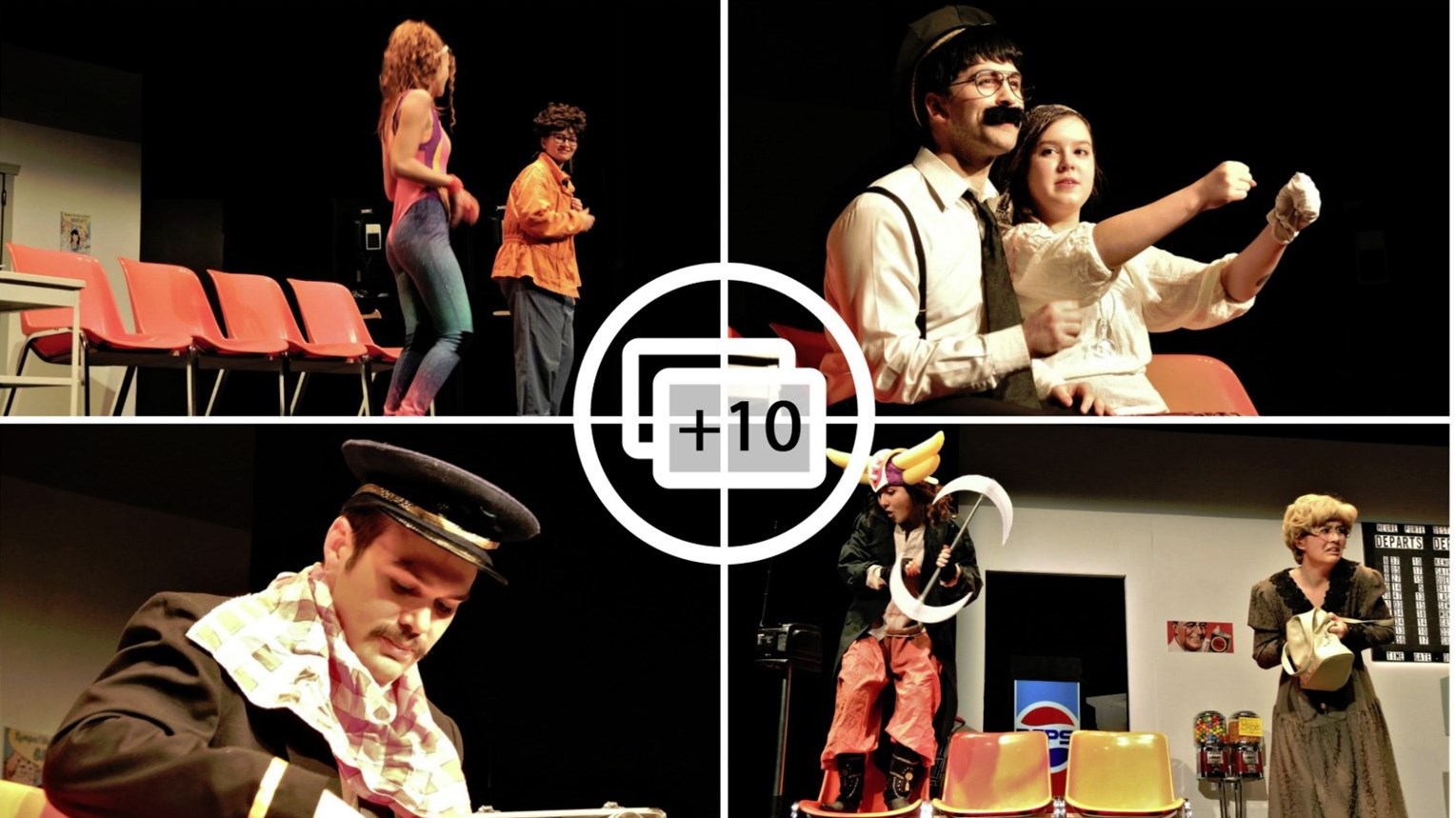 La troupe de théâtre de l'Épisode du CBA présentait hier soir sa pièce La Déprime