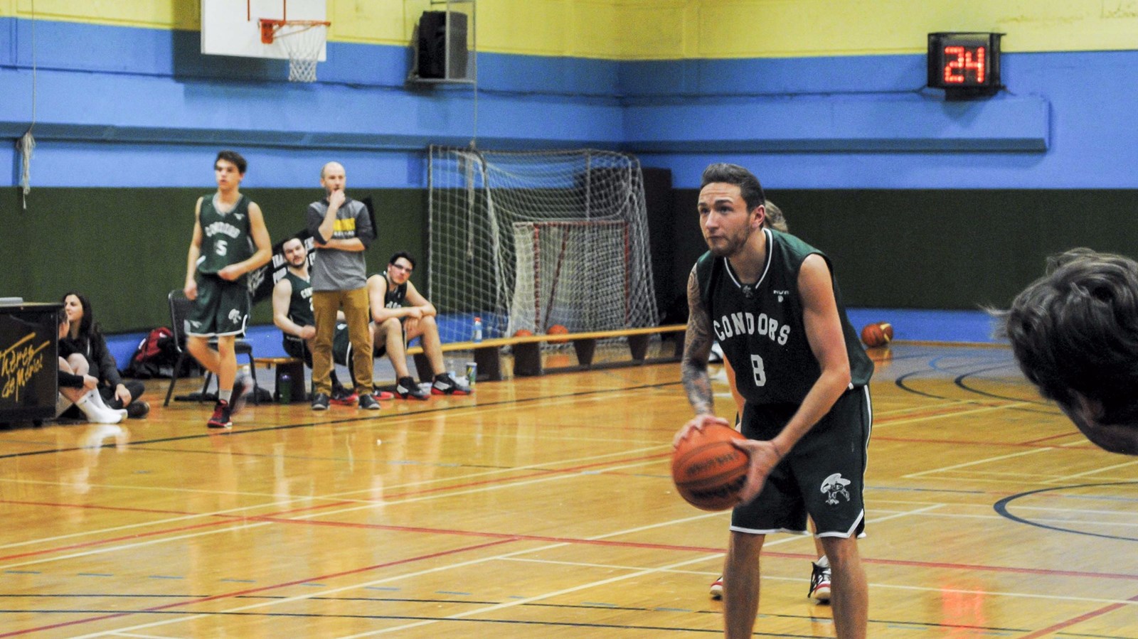 Au cours de la dernière fin de semaine, Samuel Tanguay a marqué 32 points en deux matchs pour les Condors au basketball.
