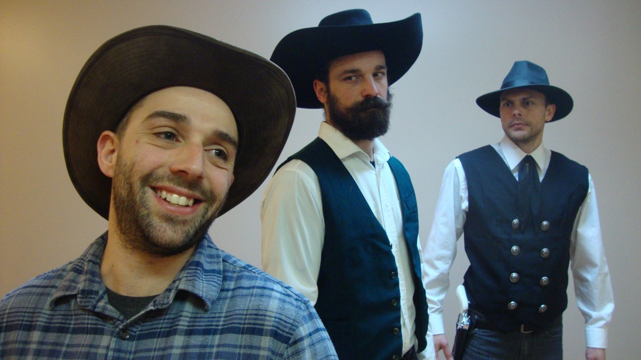 Guillaume Poulin dans le rôle de Billy le Kid, Edouard Busque dans le rôle du shérif Pat Garrett et Sébastien Dupuis dans le rôle de l'adjoint Tom Rogers.