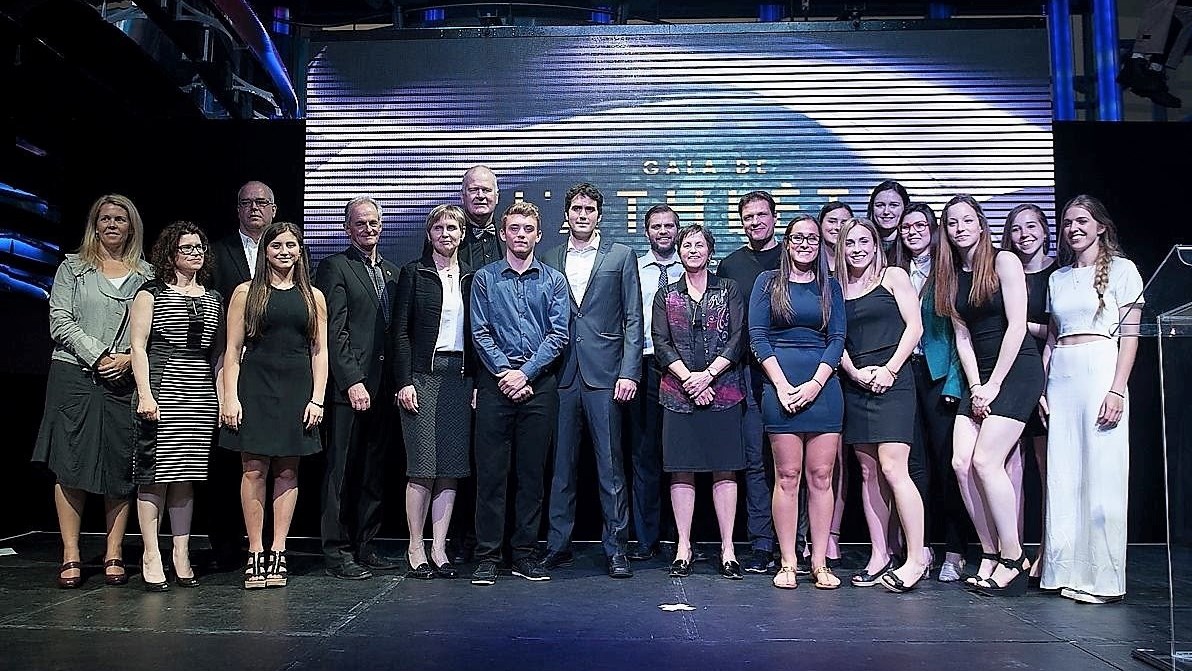 Tous les lauréats du Gala de l'athlète 2016.

