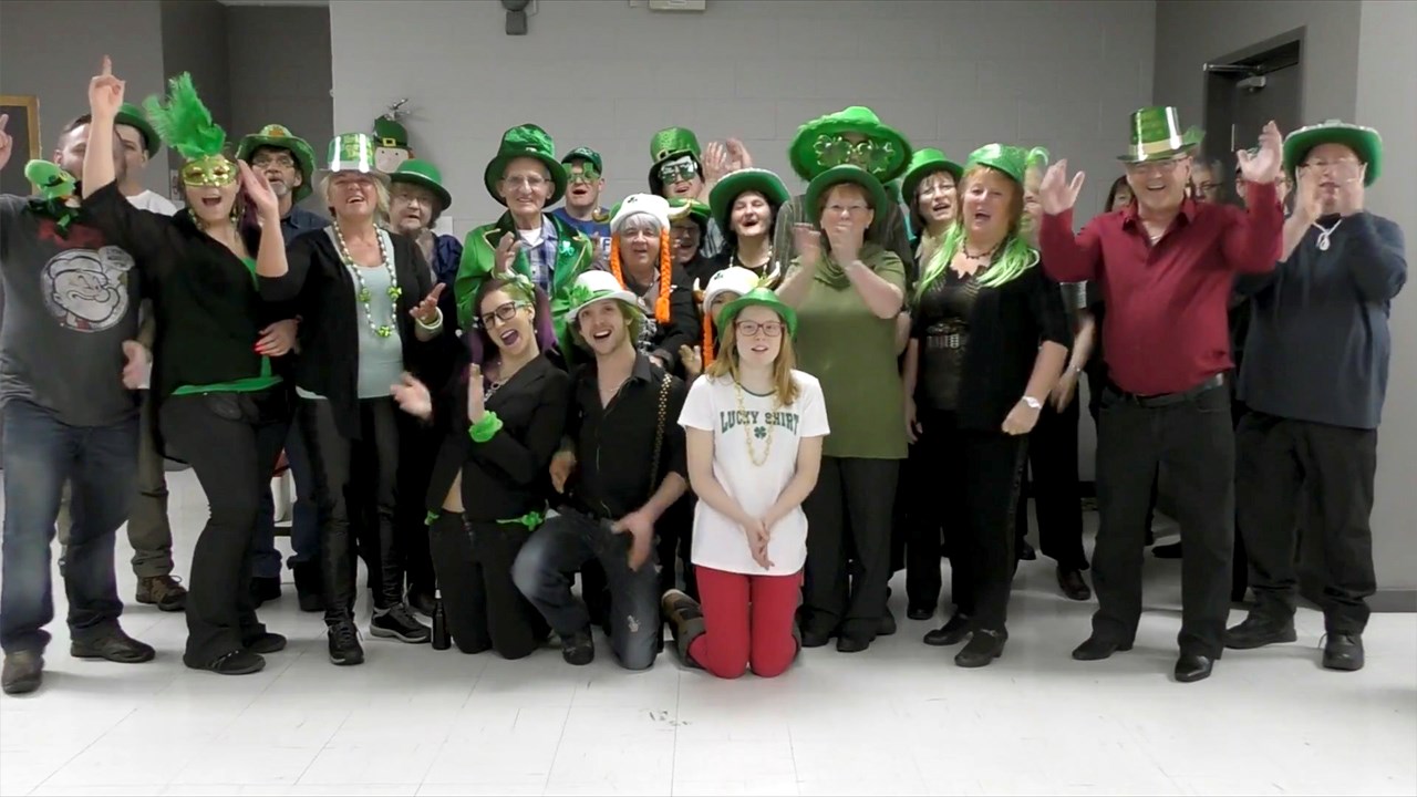 Normand DeLessard présente l'édition 2017 du souper de la Saint-Patrick à Saint-Côme. 