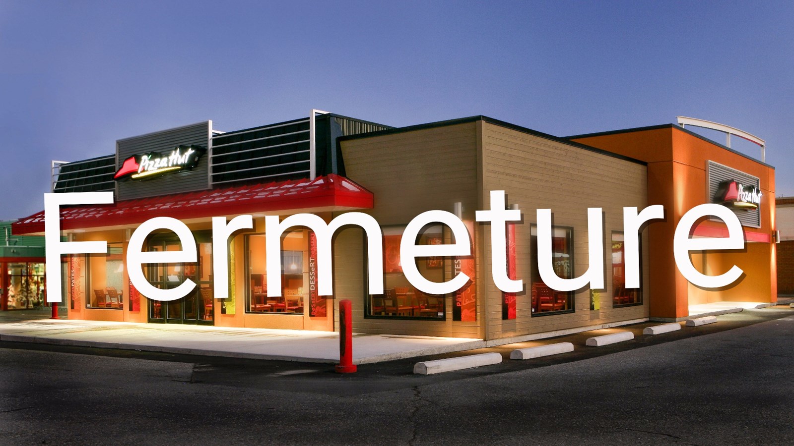 Le Pizza Hut de Saint-Georges a annoncé qu'il fermera ses portes
