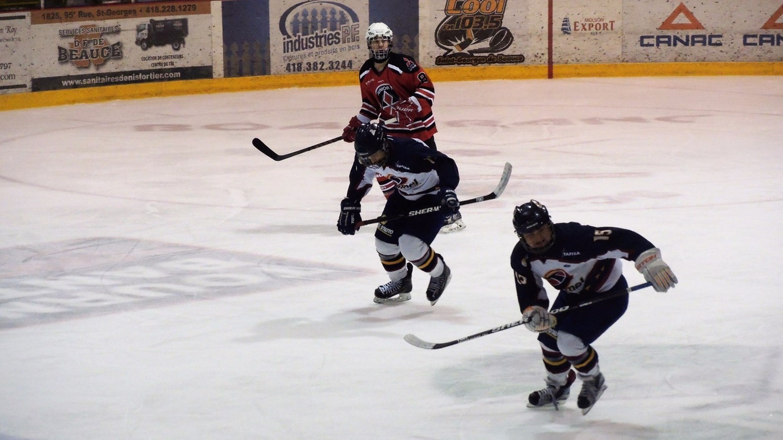 Le Beauce Mitsubishi Junior A de Beauce-Sud a perdu la finale de la LHJABF en quatre rencontres face au Turmel de Lac-Mégantic.