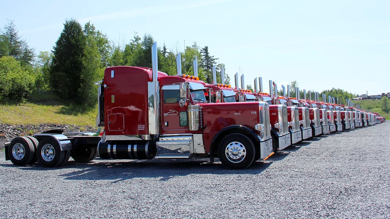 L’entreprise compte aujourd’hui une flotte de 75 camions et 100 remorques.