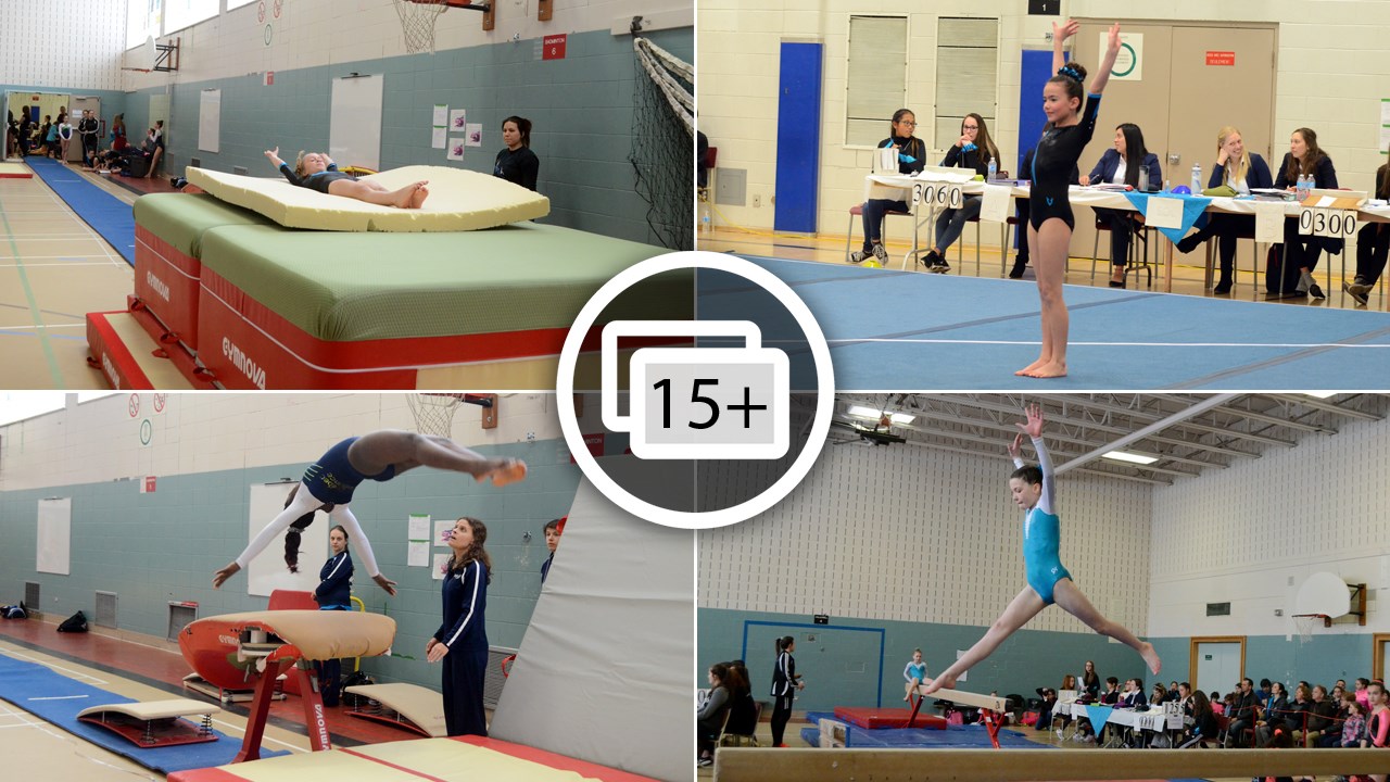 Environ 350 gymnastes à la compétition régionale du club Voltige