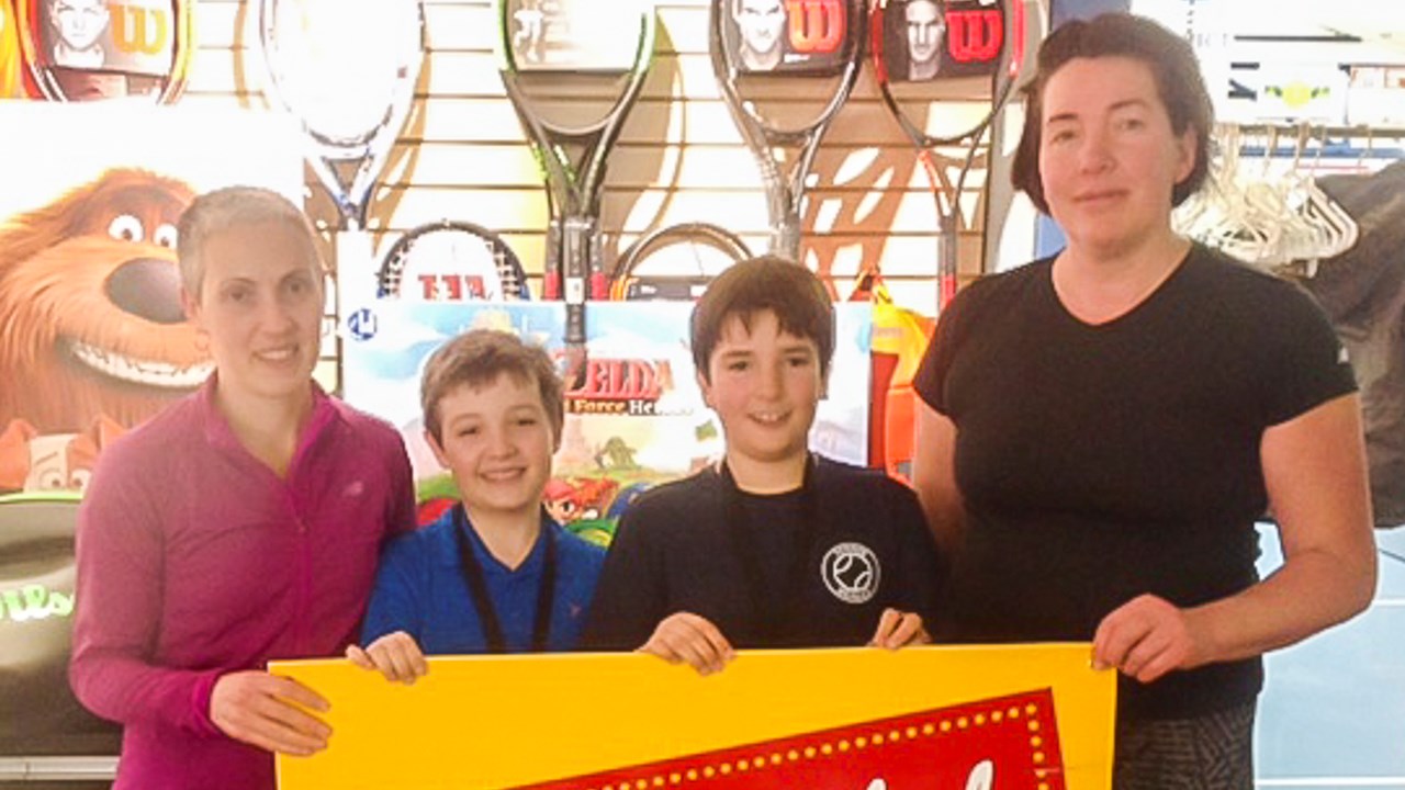 Succès du tournoi parents-enfants Vidéotron organisé par Tennis Beauce