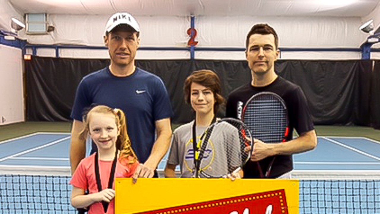 Succès du tournoi parents-enfants Vidéotron organisé par Tennis Beauce