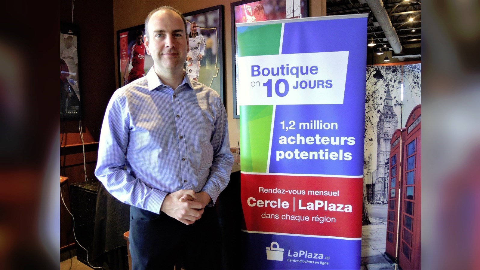Claude Poulin, président de LaPlaza.