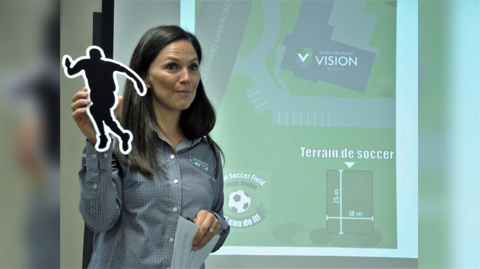 Mélanie Boissonneault, directrice générale de l'École Vision Beauce de Sainte-Marie.