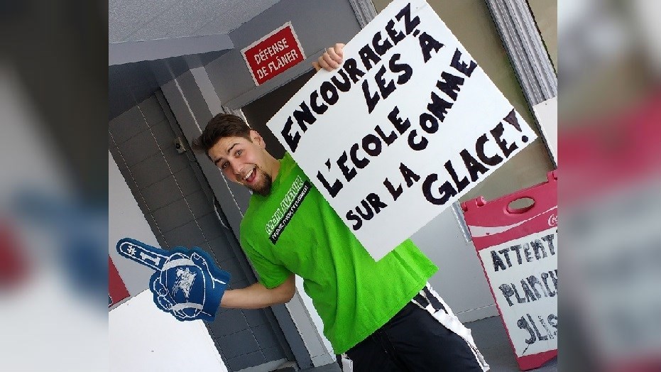 Miguel Pruneau, agent de mobilisation citoyenne.