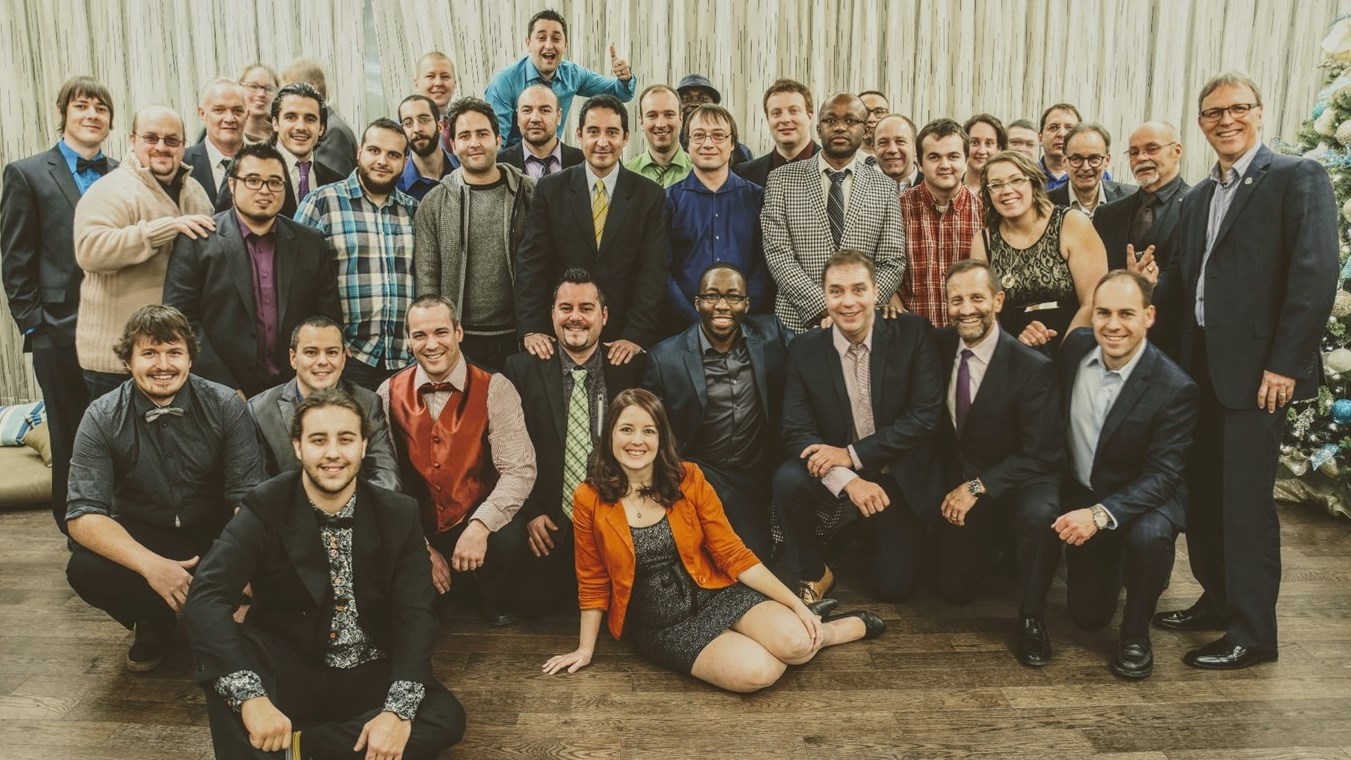 Les employés de Komutel à Saint-Georges.