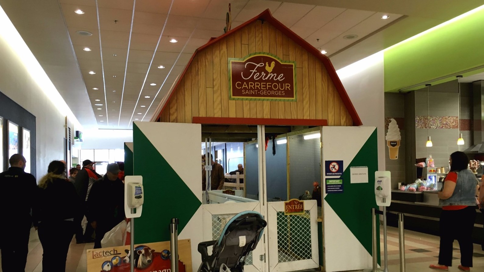 Succès pour la fermette de Pâques du Carrefour Saint-Georges