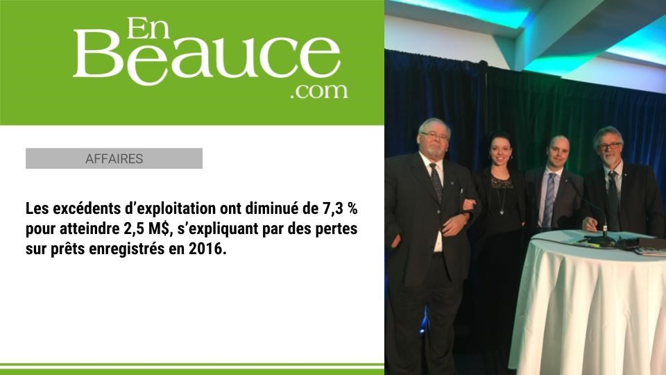 De gauche à droite, René Leclerc, Marie-Pierre Lessard, Ludovic Lessard et Martin Groleau.