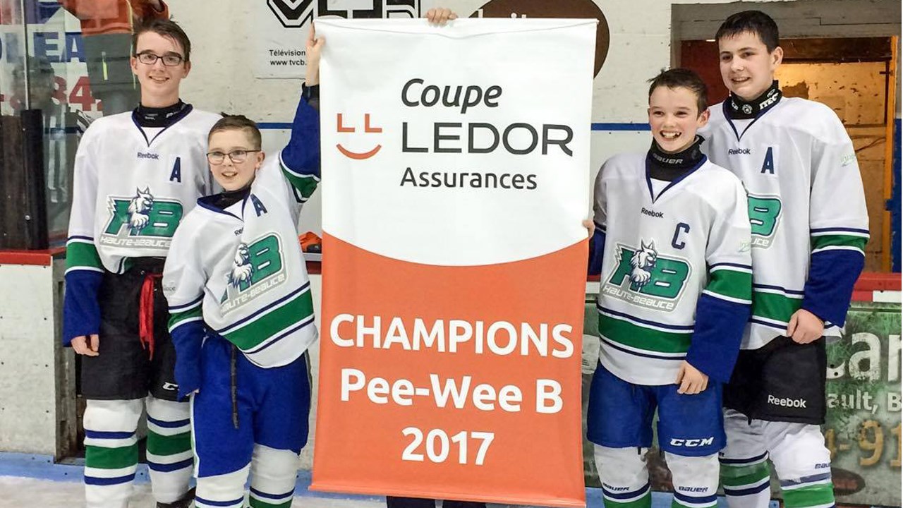 Les Lynx de la Haute-Beauce Pee-Wee B remportent la Coupe Ledor