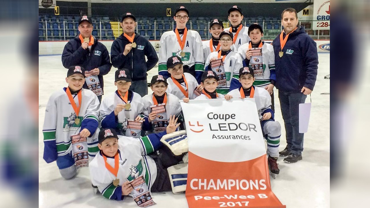 Les Lynx de la Haute-Beauce Pee-Wee B remportent la Coupe Ledor
