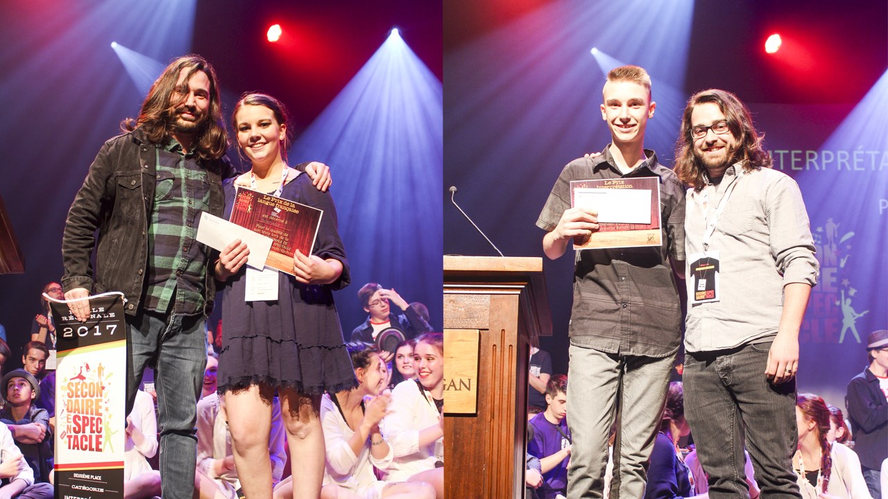 Prix SNQ (langue française) et Prix spécial Ovascène - Interprétation