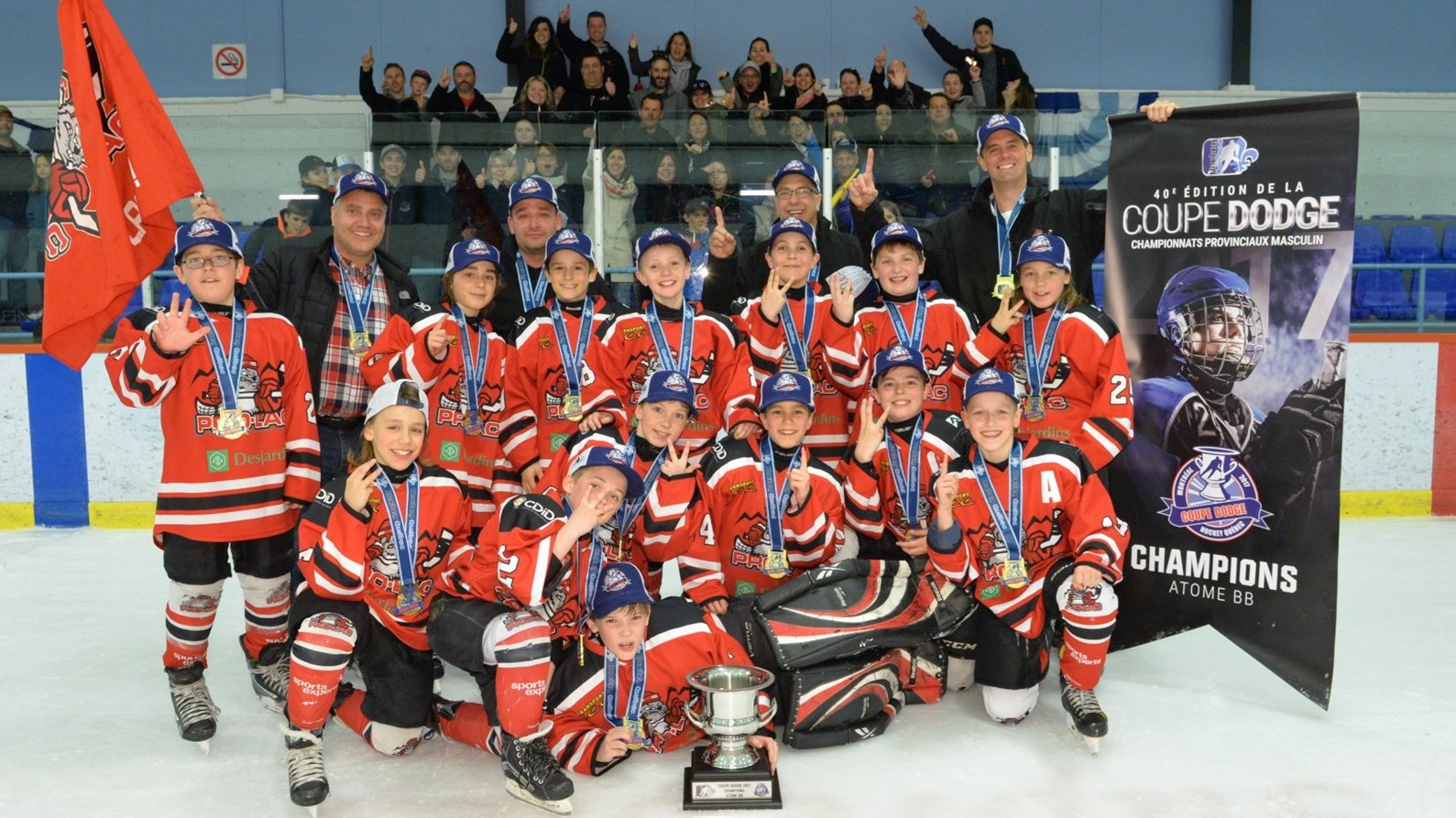 Les Castors de Pro-Lac Atome BB à la Coupe Dodge.