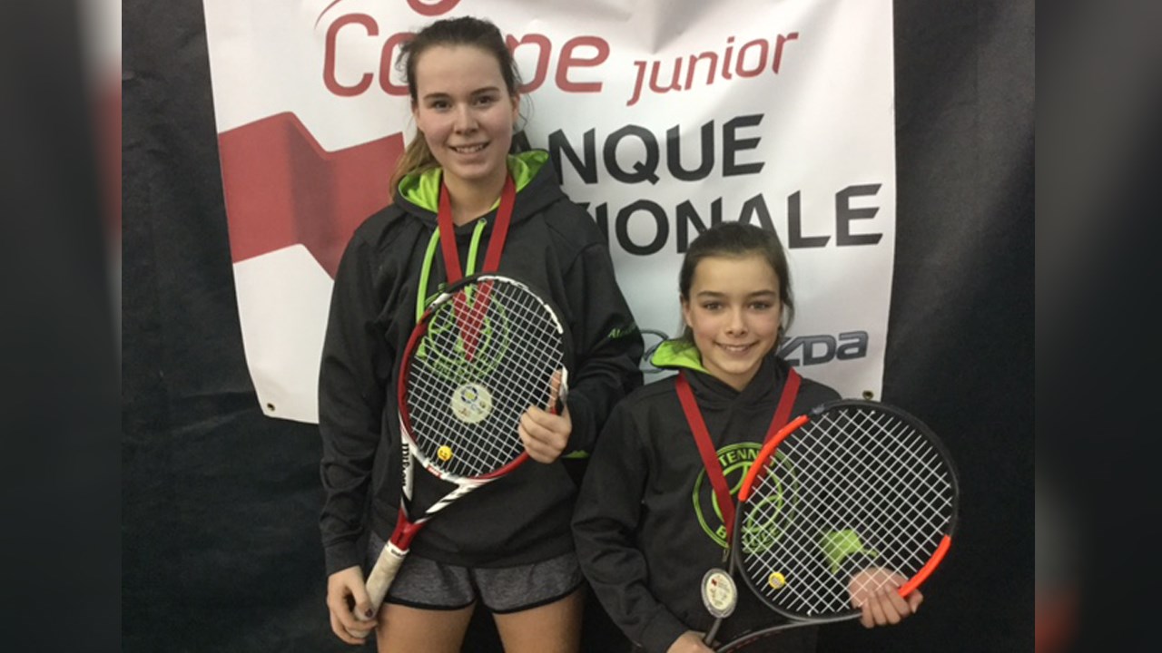 Alizée Poulin et AlexiAnn Drouin remportent la Coupe junior Banque Nationale